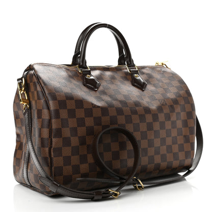 Louis Vuitton Damier Ebene Speedy Bandouliere 35 3 of 10