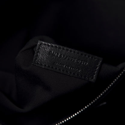 Saint Laurent Crinkled Calfskin Matelasse Monogram Niki Shoulder Bag Deep Marine 7 of 9
