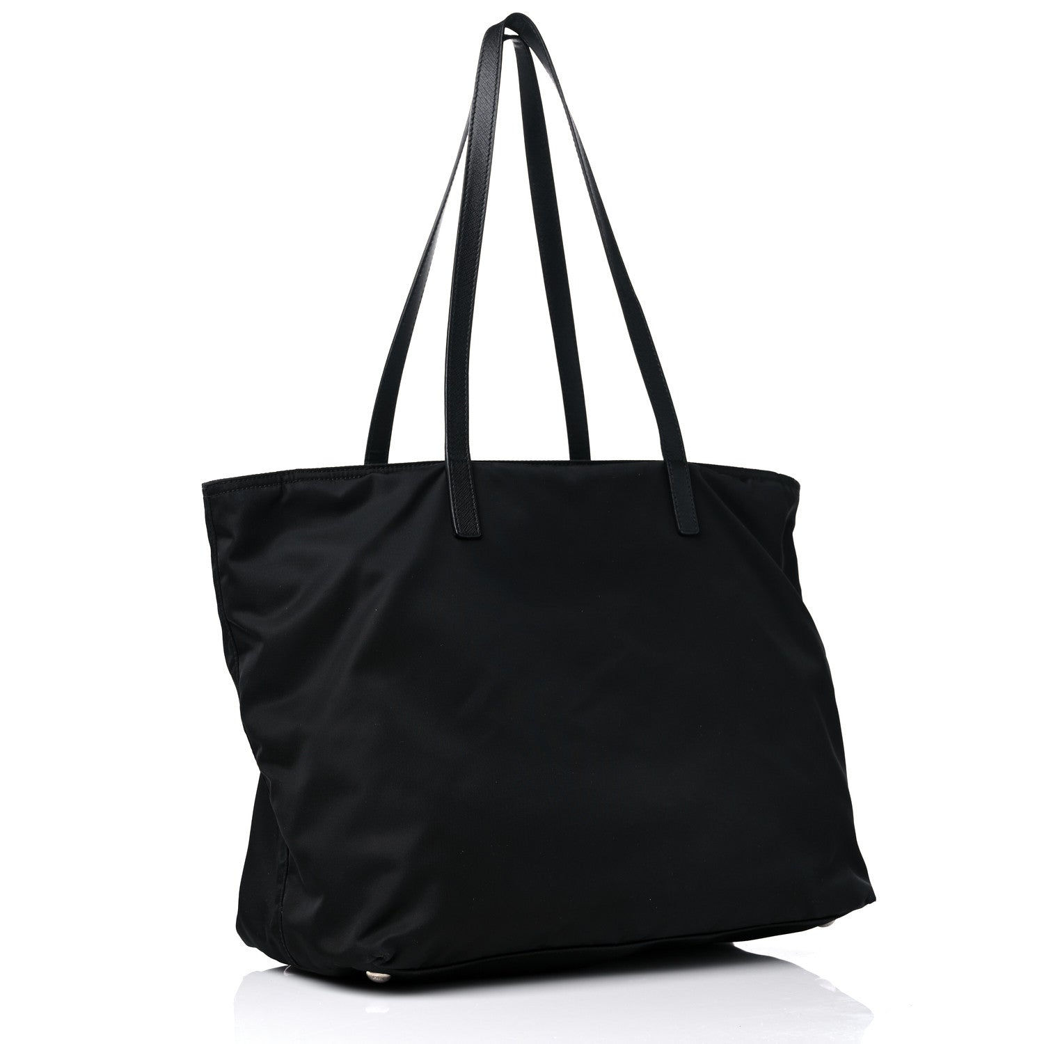 Prada Nylon Tessuto Saffiano Robot Tote Bag Black 3 of 14