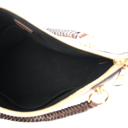 Louis Vuitton Monogram Braided V Tote MM Creme 5 of 9