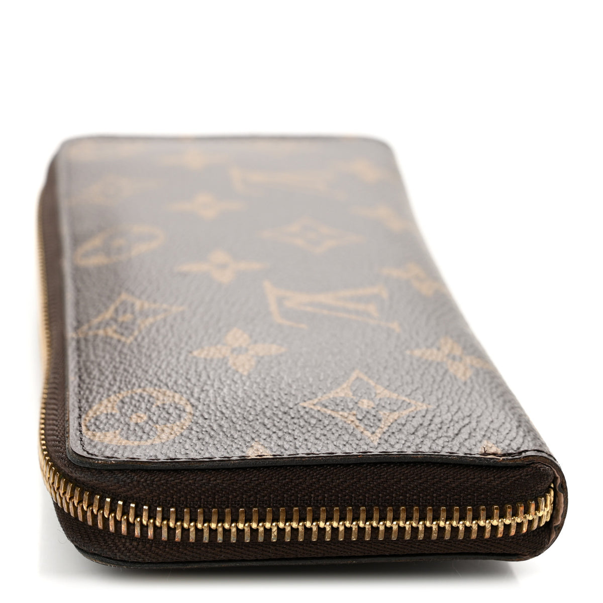 Monogram Clemence Wallet Rose Ballerine