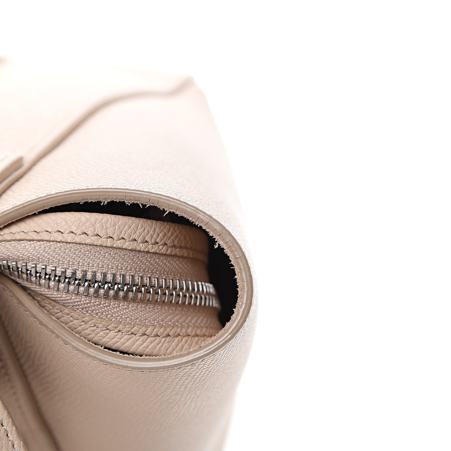 Grained Calfskin Mini Belt Bag Light Taupe