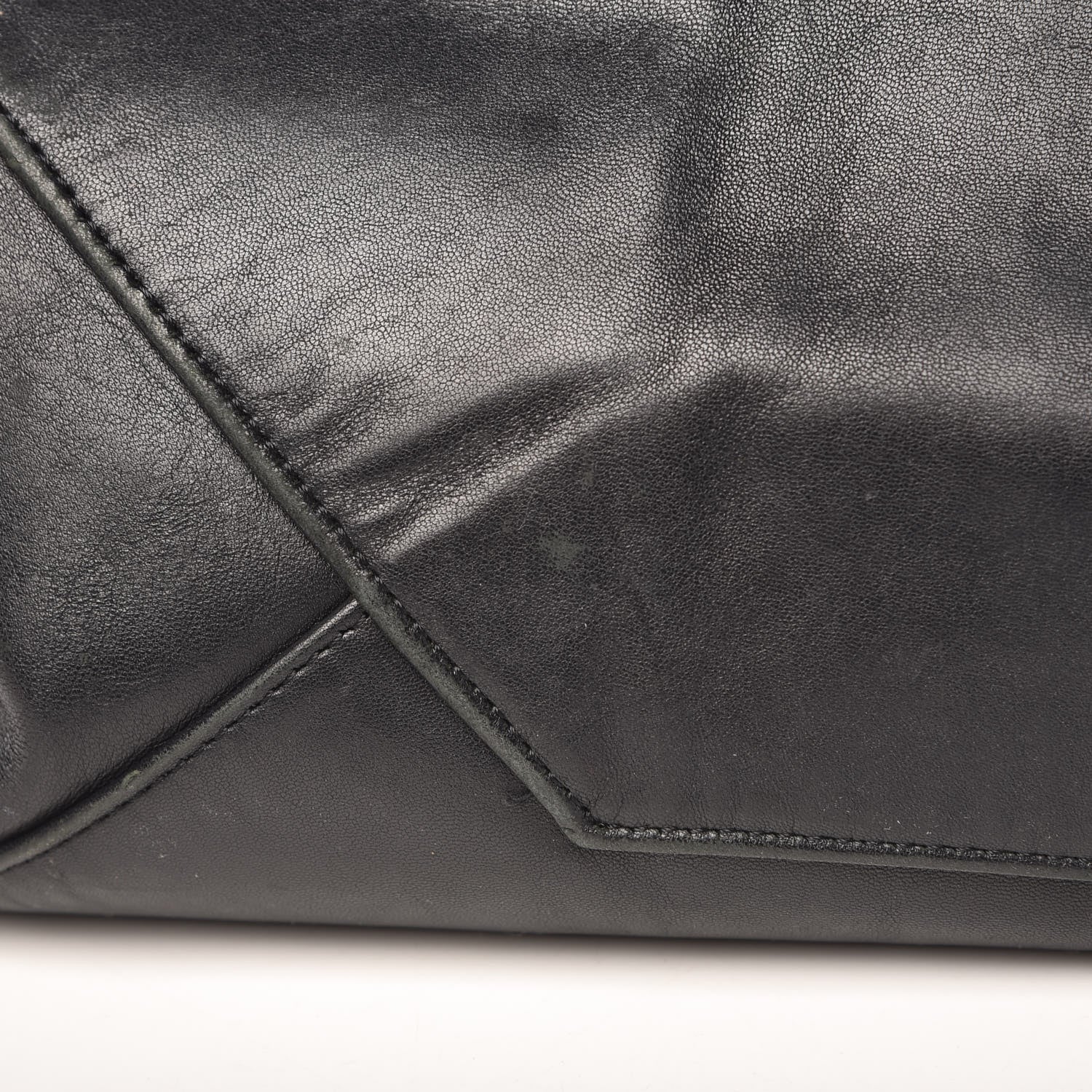 Celine Grained Calfskin Horizontal Cabas Black 16 of 18