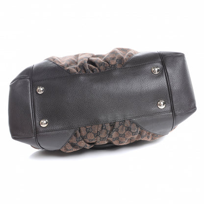 Gucci Monogram Full Moon Tote Brown 3 of 6