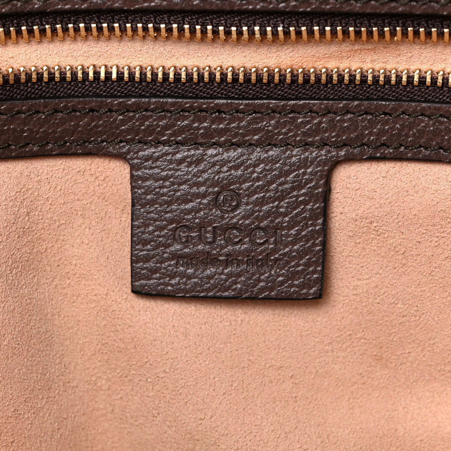 GG Supreme Monogram Medium Ophidia Shopping Tote Brown