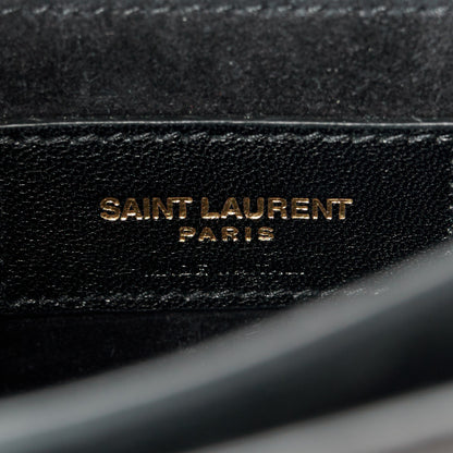 Saint Laurent Calfskin Medium Monogram Sunset Black 6 of 12