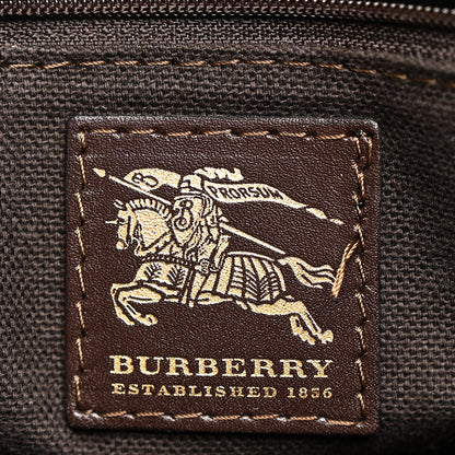 Burberry Haymarket Check Medium Regent Tote Chocolate 6 of 13