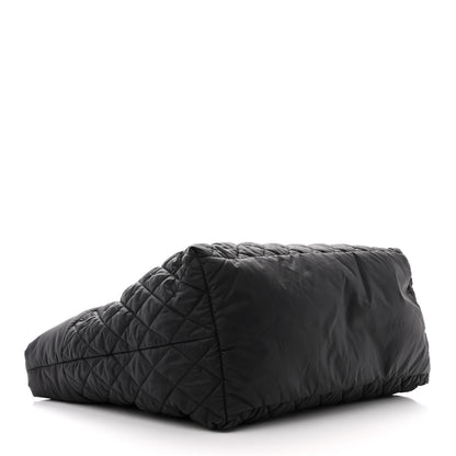 Chanel Nylon Quilted Large Coco Cocoon Tote Black 4 of 12