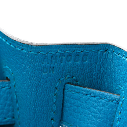 Hermes Togo Kelly Retourne 28 Bleu Zanzibar 7 of 11