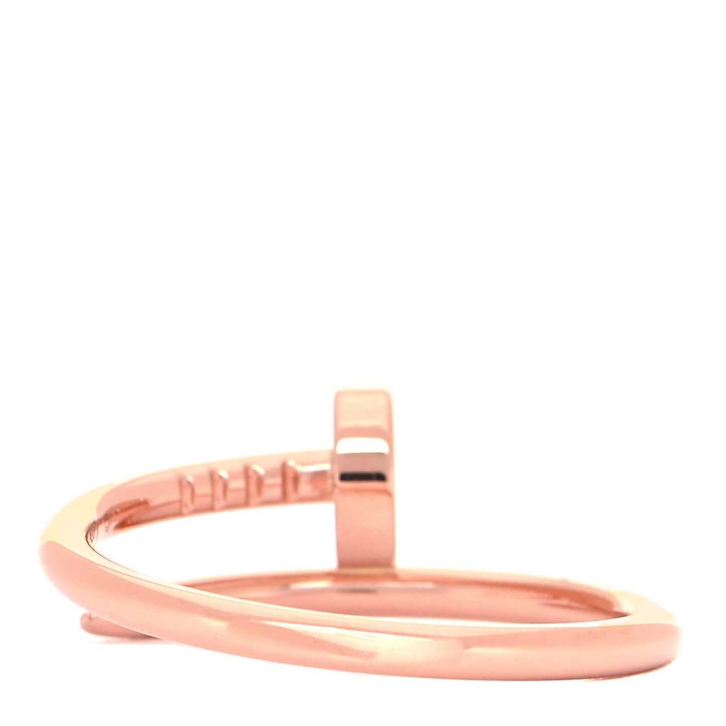 18K Pink Gold Small Juste Un Clou Ring 51 5.75