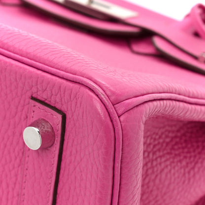 Hermes Taurillon Clemence Birkin 30 Magnolia 9 of 11