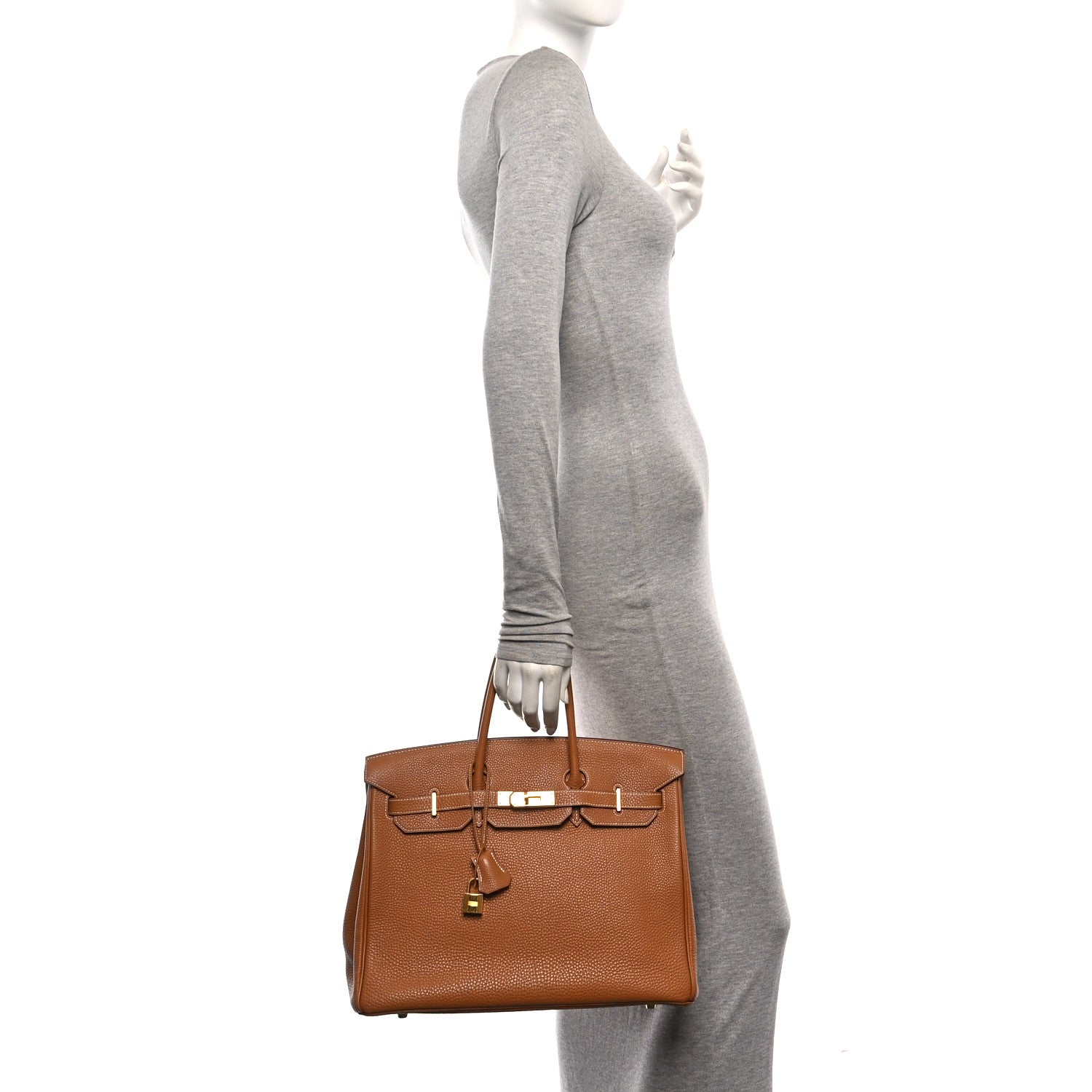 Hermes Togo Birkin 35 Gold 2 of 12