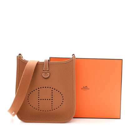 Hermes Taurillon Clemence Evelyne TPM Gold 11 of 11