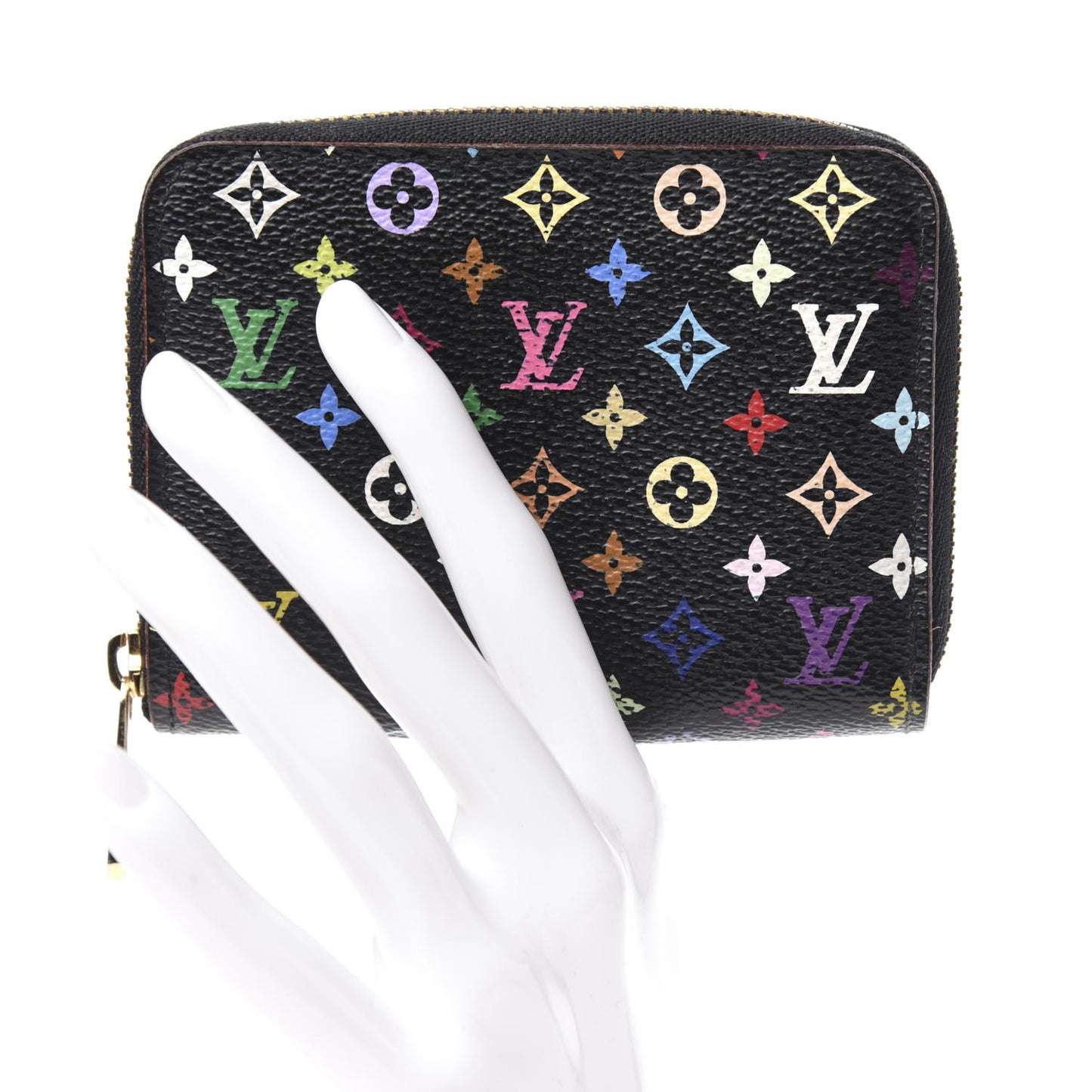 Monogram Multicolor Zippy Coin Purse Black Grenade