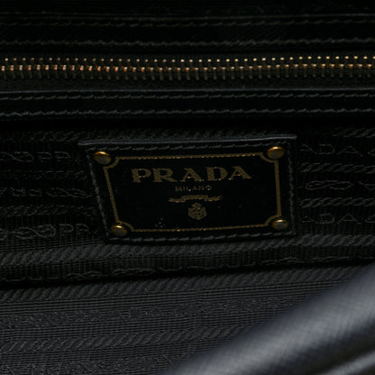 Prada Saffiano Lux Bauletto Black Cammeo 6 of 9