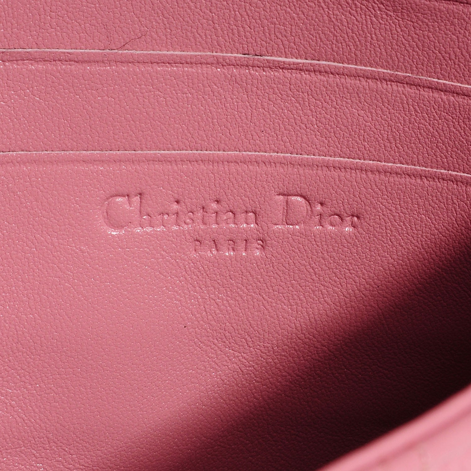 Christian Dior Lambskin Cannage New Lock Pouch Magnolia 6 of 7
