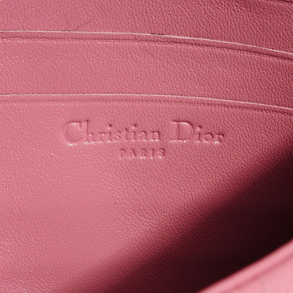 Christian Dior Lambskin Cannage New Lock Pouch Magnolia 6 of 7