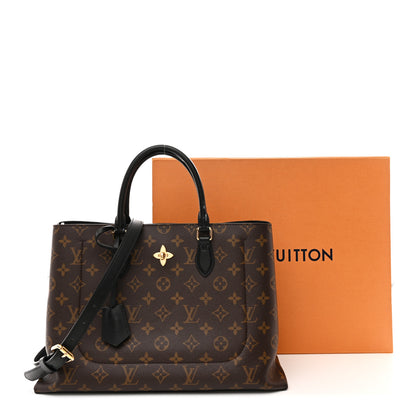 Louis Vuitton Monogram Flower Tote Black 10 of 10