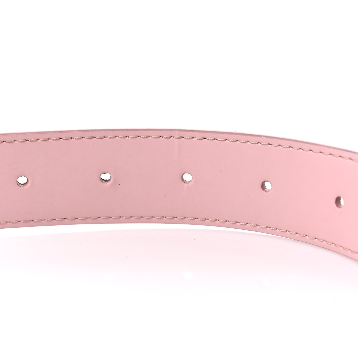 Louis Vuitton Damier Azur 30mm LV Initiales Reversible Belt 80 32 Pink 4 of 6