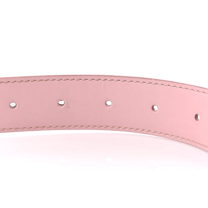 Louis Vuitton Damier Azur 30mm LV Initiales Reversible Belt 80 32 Pink 4 of 6