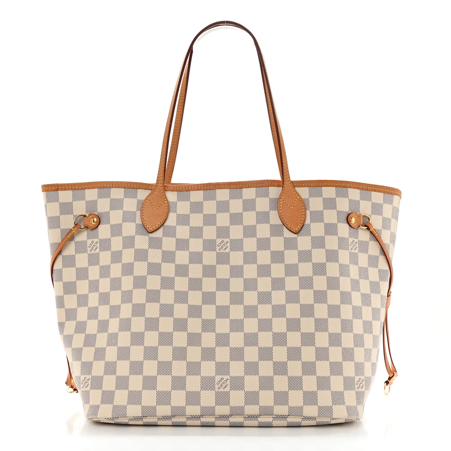 Damier Azur Neo Neverfull MM Rose Ballerine