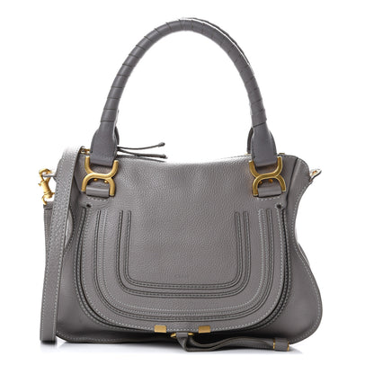 Chloe Calfskin Medium Marcie Satchel Cashmere Grey 1 of 11