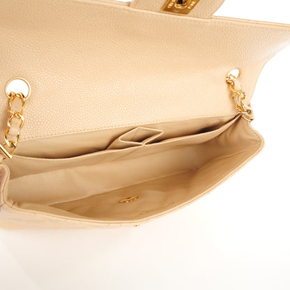 Chanel Caviar Quilted East West Flap Beige Clair 8 of 8