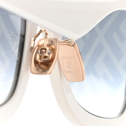 Fendi Acetate FF Sunglasses FF 0434/G/S White Gold 7 of 7