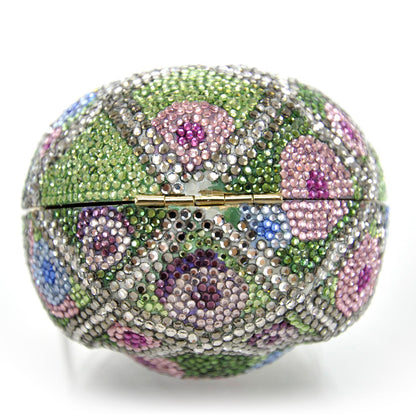 Judith Leiber Swarovski Crystal Minaudiere Clutch Bag 9 of 10