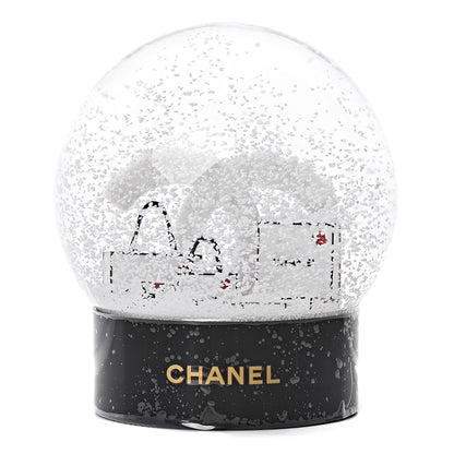 Chanel Glass CC Shopping Bag Snow Globe 1 of 5