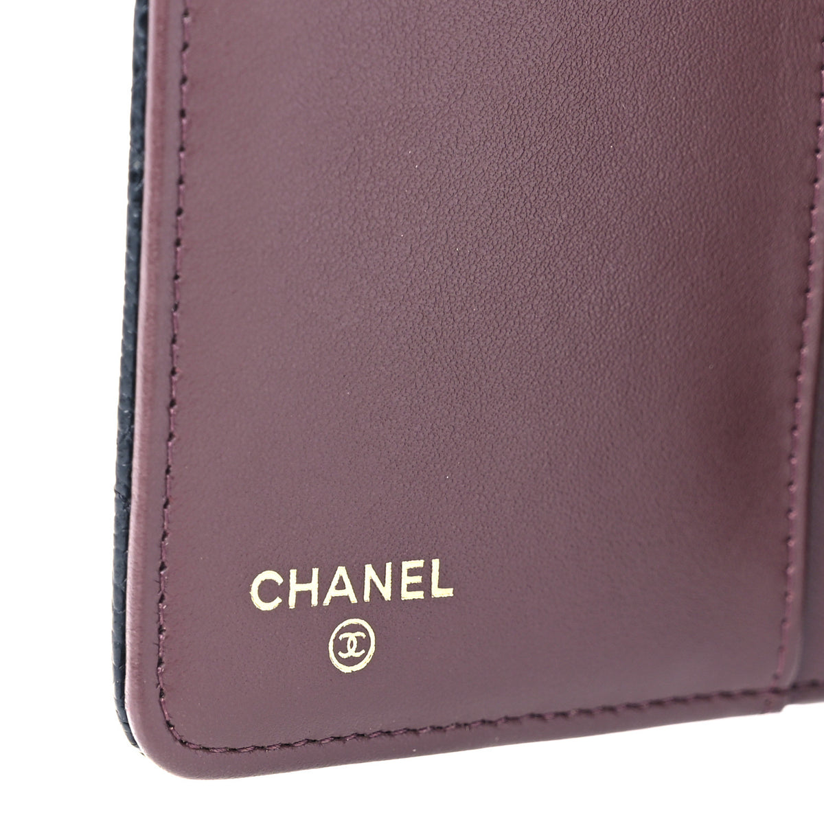 Chanel Caviar Quilted Yen Wallet Black 7 of 10