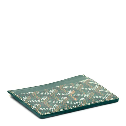 Goyard Goyardine Saint Sulpice Card Holder Green 4 of 7