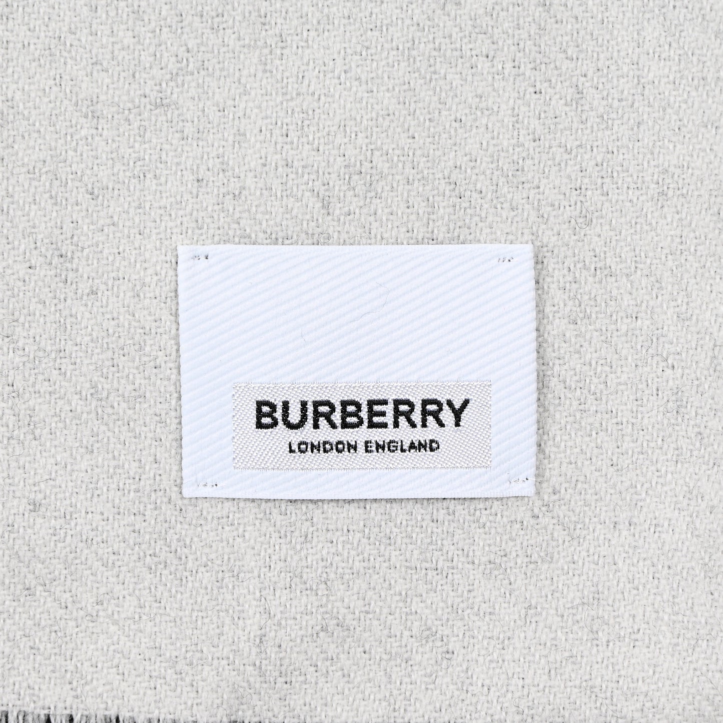 Wool Logo Football Scarf Black