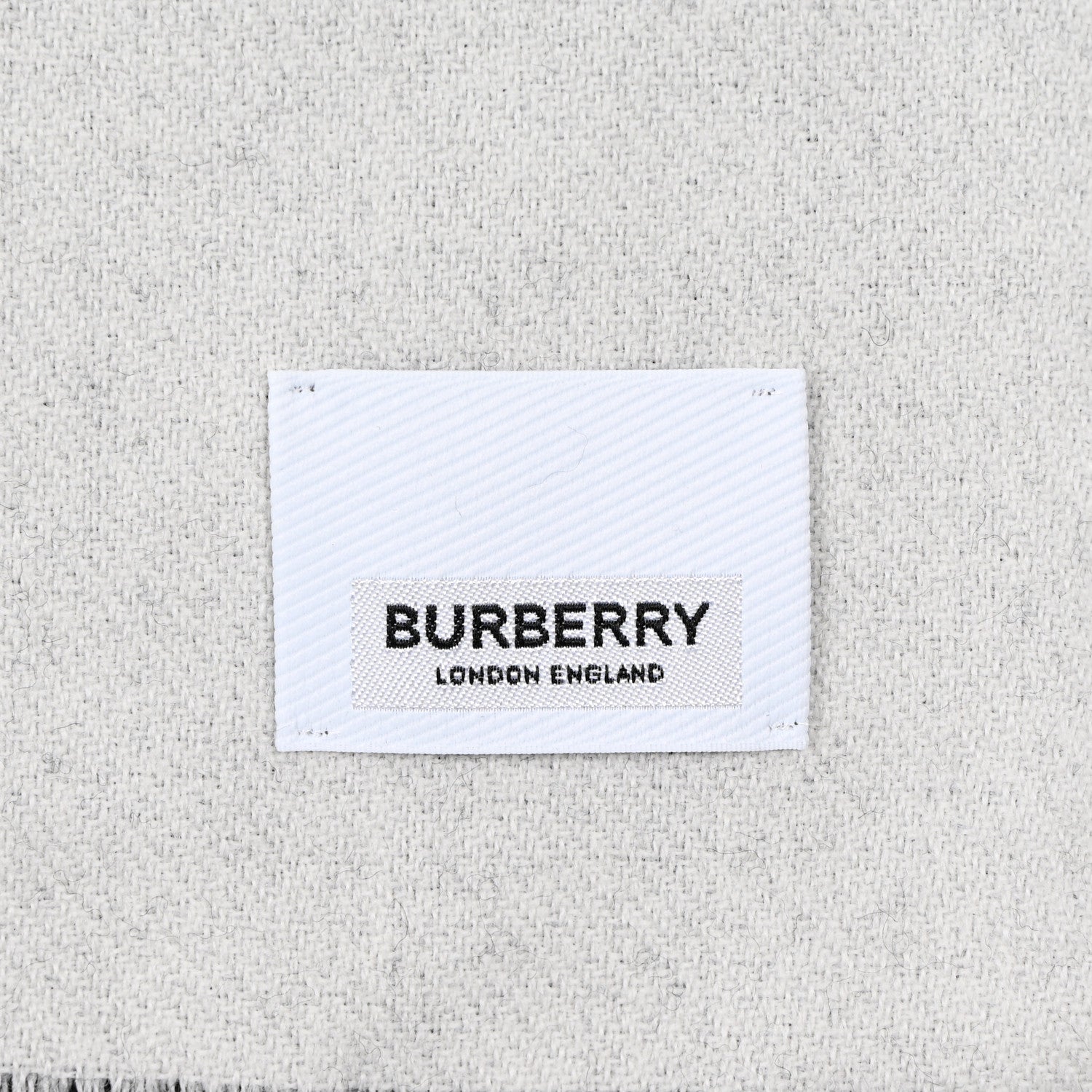 Burberry Wool Logo Football Scarf Black 3 of 4