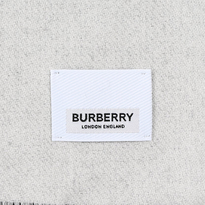 Burberry Wool Logo Football Scarf Black 3 of 4