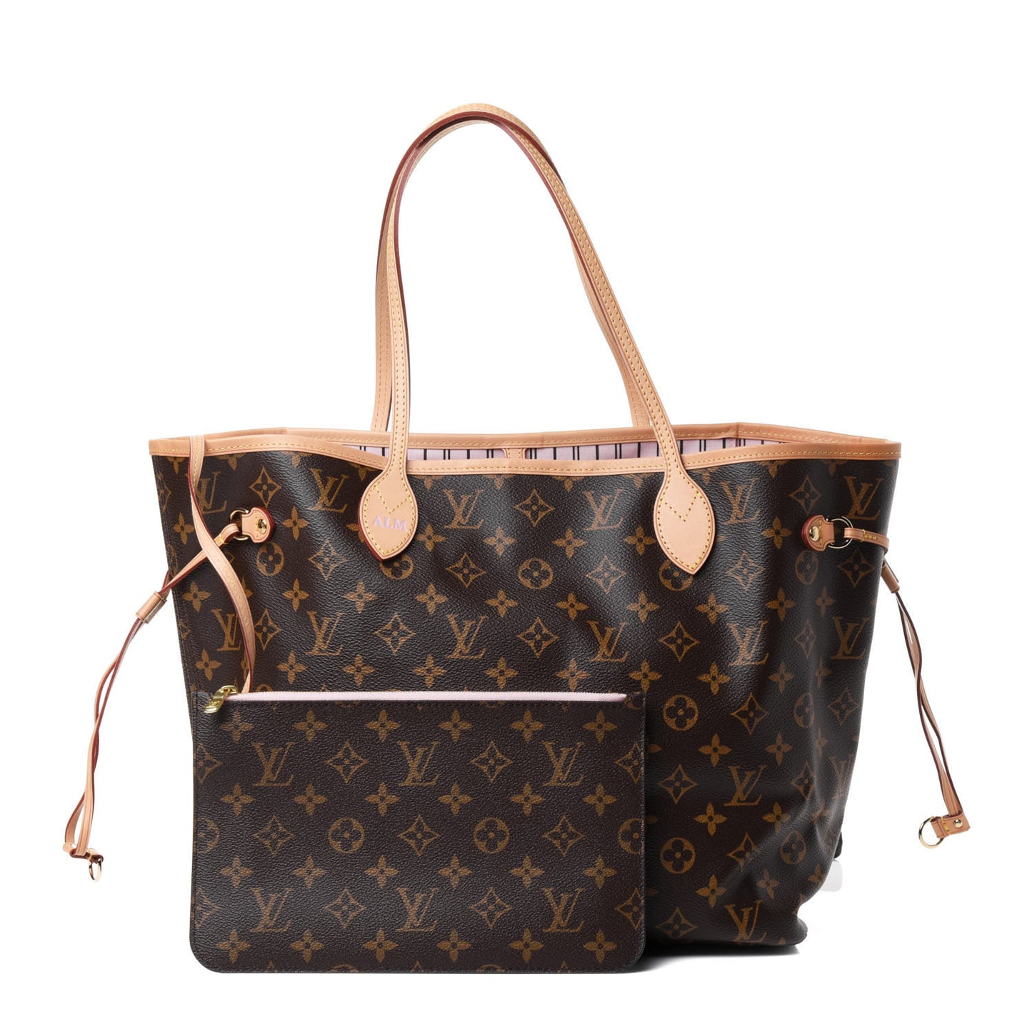 Monogram Neo Neverfull MM Rose Ballerine