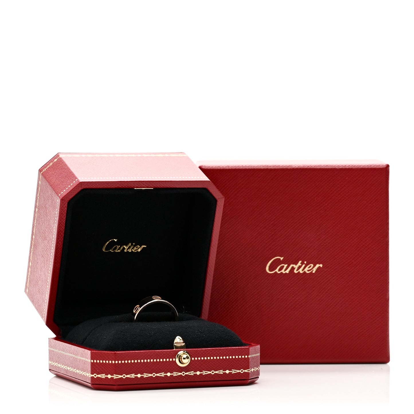 18K Pink Gold 5.5mm LOVE Ring 53 6.5