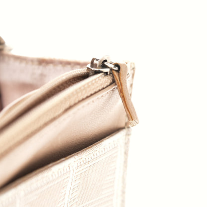 Chanel Nylon Travel Wallet On Chain WOC Beige 18 of 18