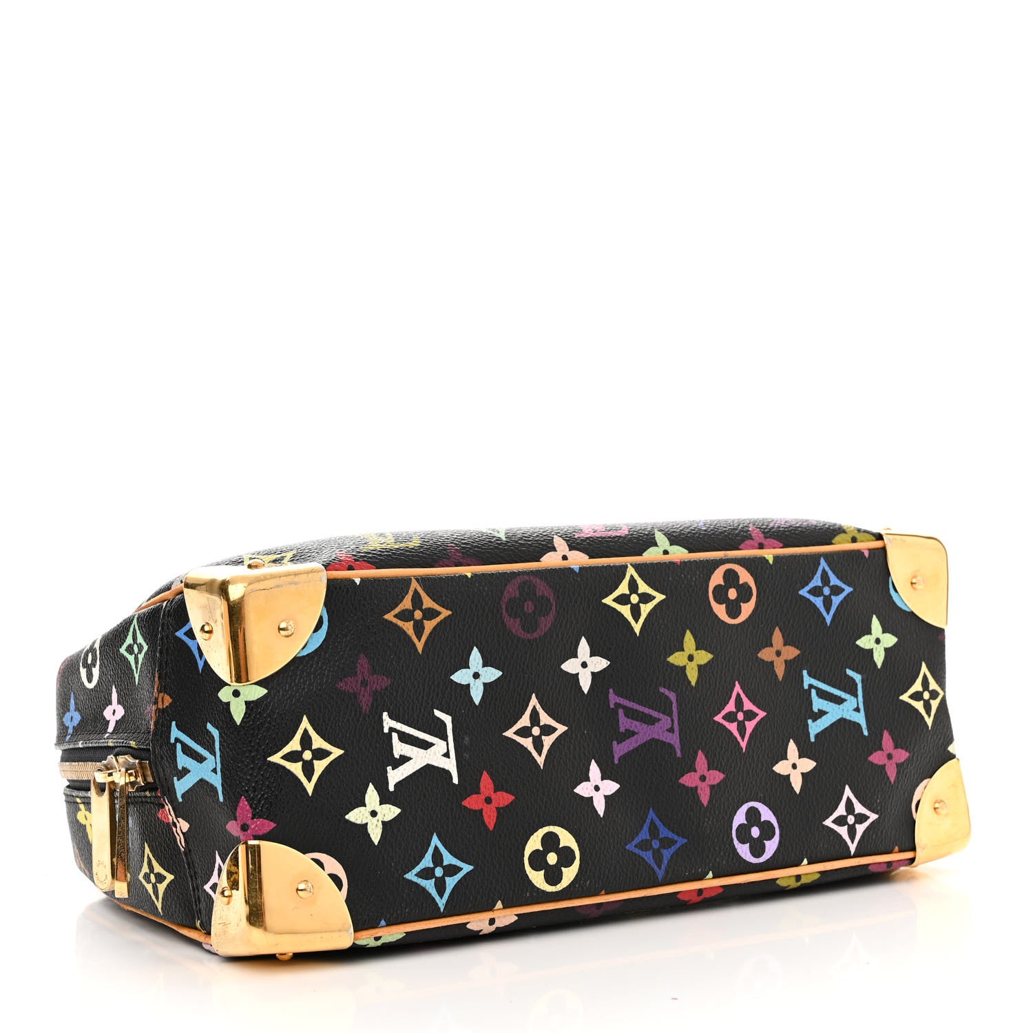 Louis Vuitton Monogram Multicolor Trouville Black 4 of 17