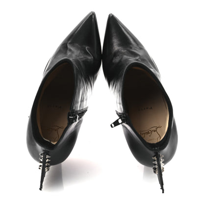 Christian Louboutin Nappa Electroboot 100 Ankle Boots 41 Black Silver 2 of 14