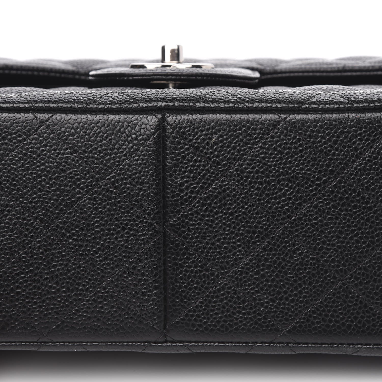 Chanel Caviar Quilted Jumbo Double Flap Black 10 of 16