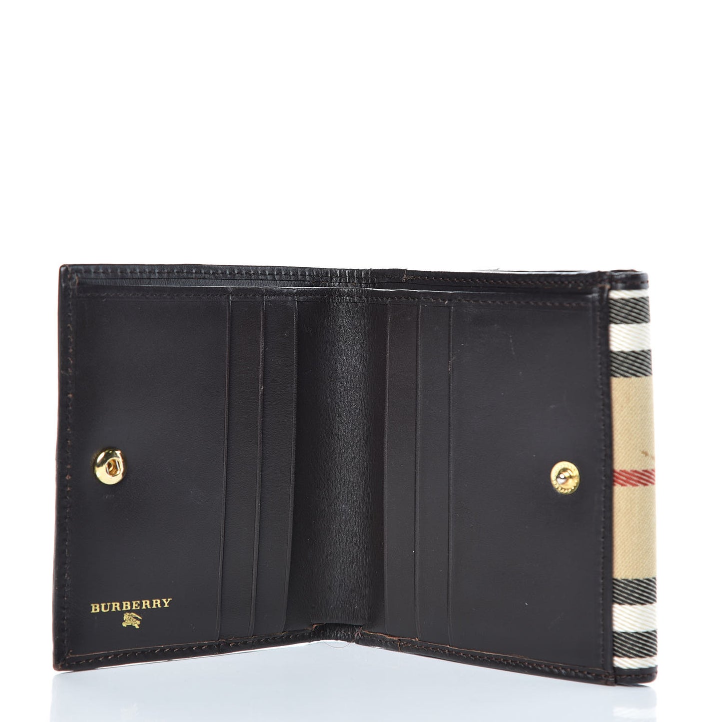 Haymarket Check Compact Wallet Chocolate