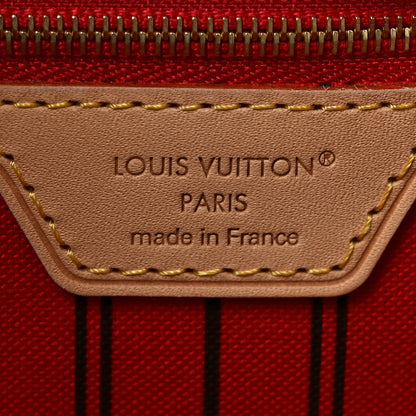 Louis Vuitton Monogram Inside Out Neverfull Bandouliere MM Rouge Sari 6 of 9