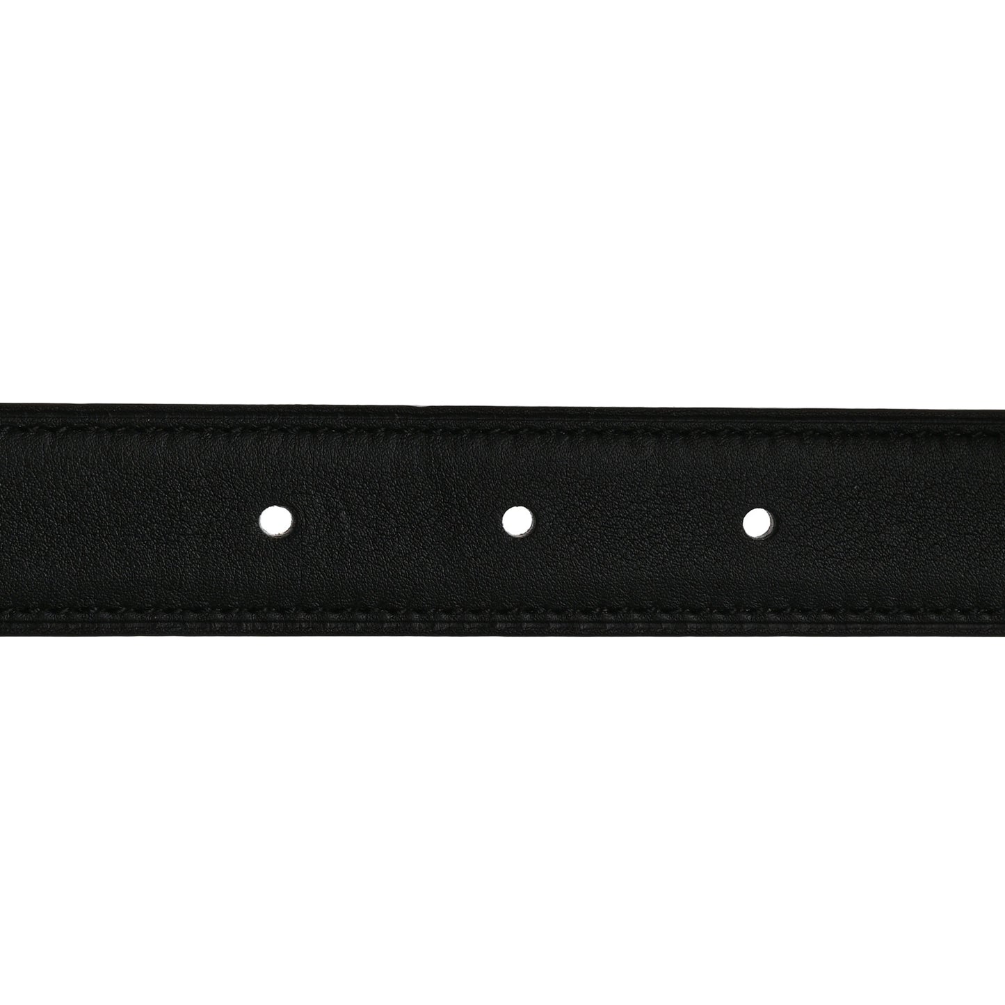 Swift Epsom 24mm H Cursives Belt 85 Black Gold
