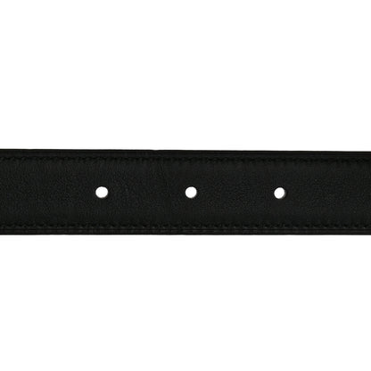 Hermes Swift Epsom 24mm H Cursives Belt 85 Black Gold 6 of 7