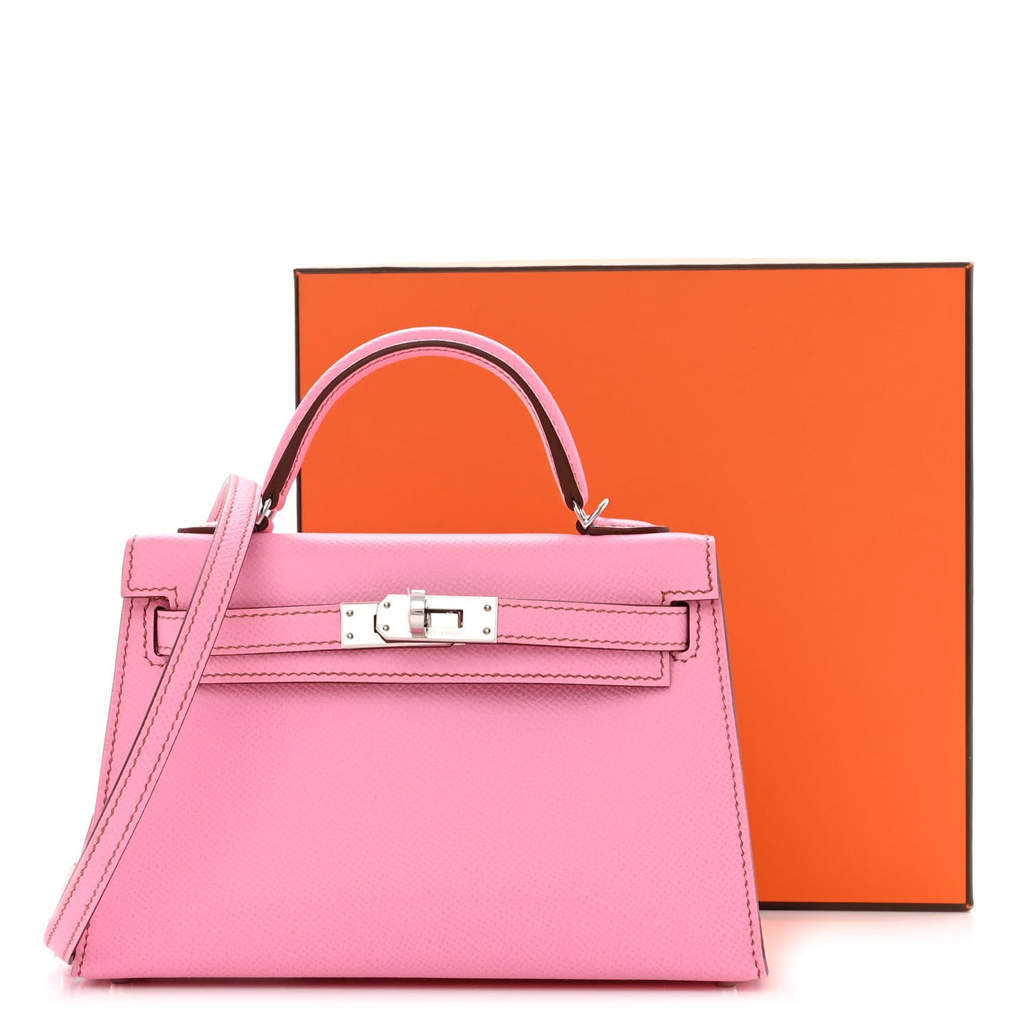 Epsom Mini Kelly Sellier 20 5P Pink