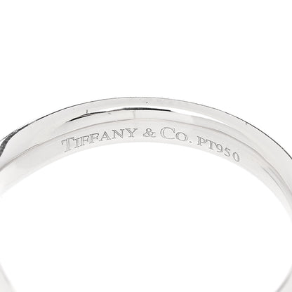Tiffany Platinum Diamond Elsa Peretti Curved Wedding Band Ring 48 4.5 4 of 5