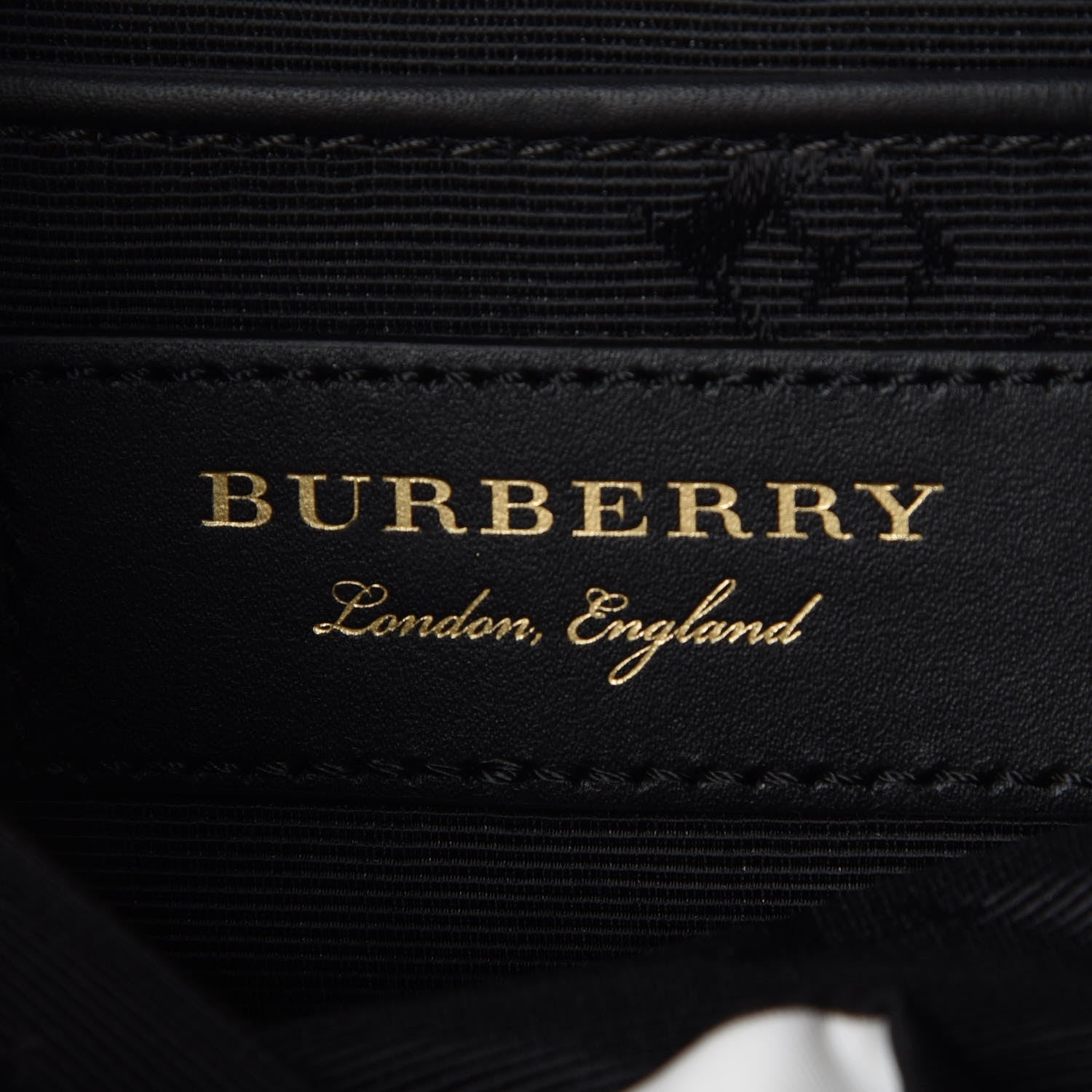 Burberry Nylon Striped Medium Rucksack Backpack Black White 8 of 8