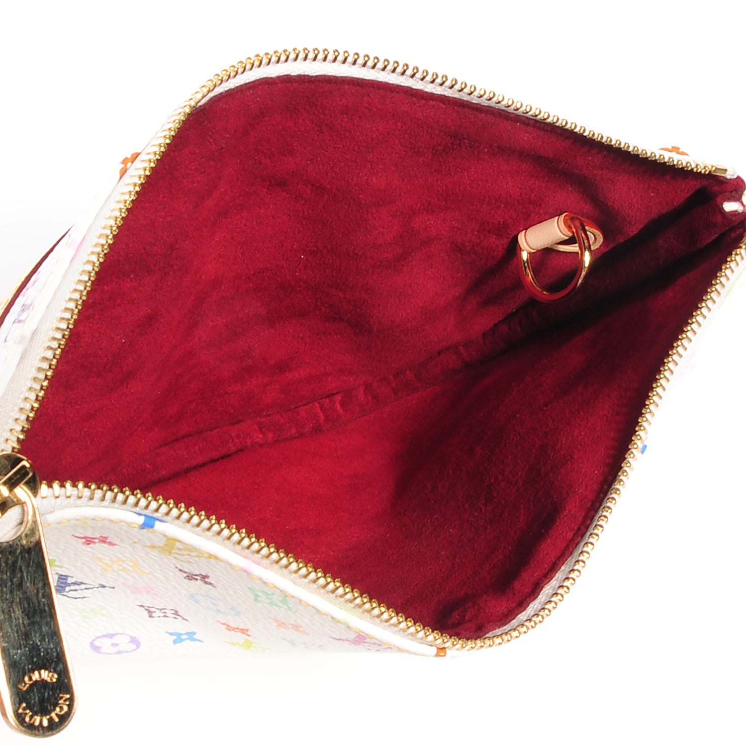 Louis Vuitton Monogram Multicolor Pochette Plate GM White 5 of 8