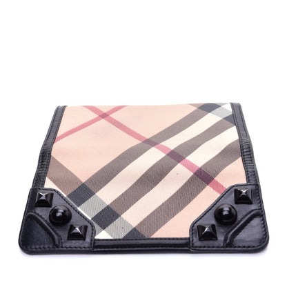 Burberry Nova Check Mega Stud Continental Wallet Black 10 of 14